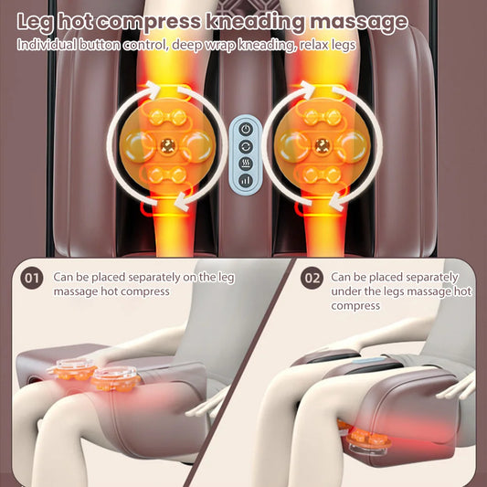 Electric Full Body Massage matstress With Heating Hand Control should check check check wait Airbag Back kneeding vibration Massage Cushion - Beauté heureuse