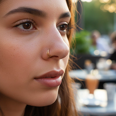 Piercing nez - Beauté heureuse