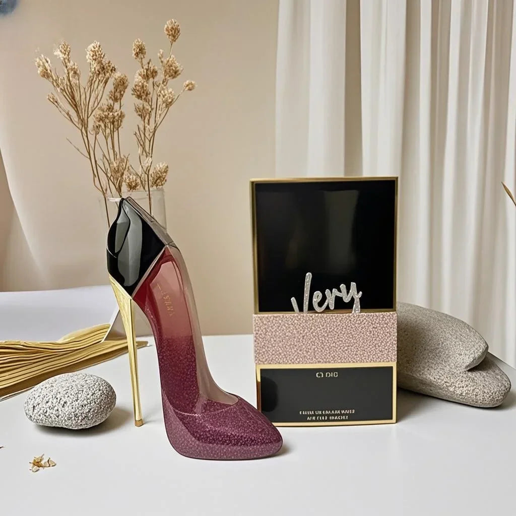 Bouteille de luxe à talons hauts pour femmes, Design Floral élégant, parfum durable, spray Sexy, déodorant à la mode, nouvelle collection