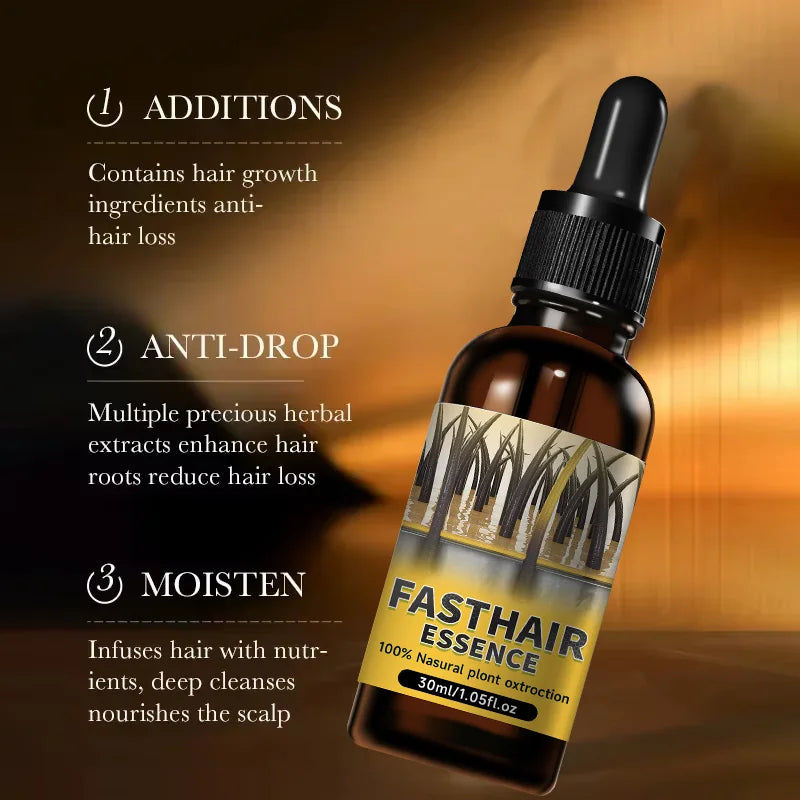La croissance des cheveux, perte essentielle, traitement de repousse, renforce les cheveux, nourrit le cuir chevelu, léger, Non gras, améliore la Circulation du cuir chevelu